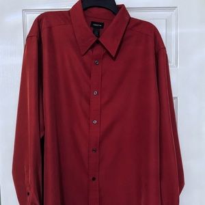 Claiborne Deep Red XXL Shirt like new WOT